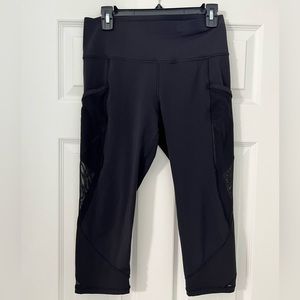 Lululemon Cropped Leggings with Mesh